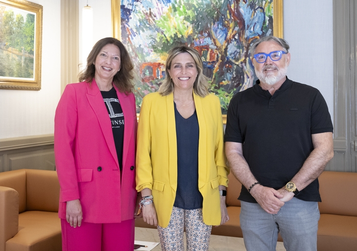 Marta Barrachina recibe a la presidenta de Hospitalidad Diocesana de Nuestra Señora de Lourdes