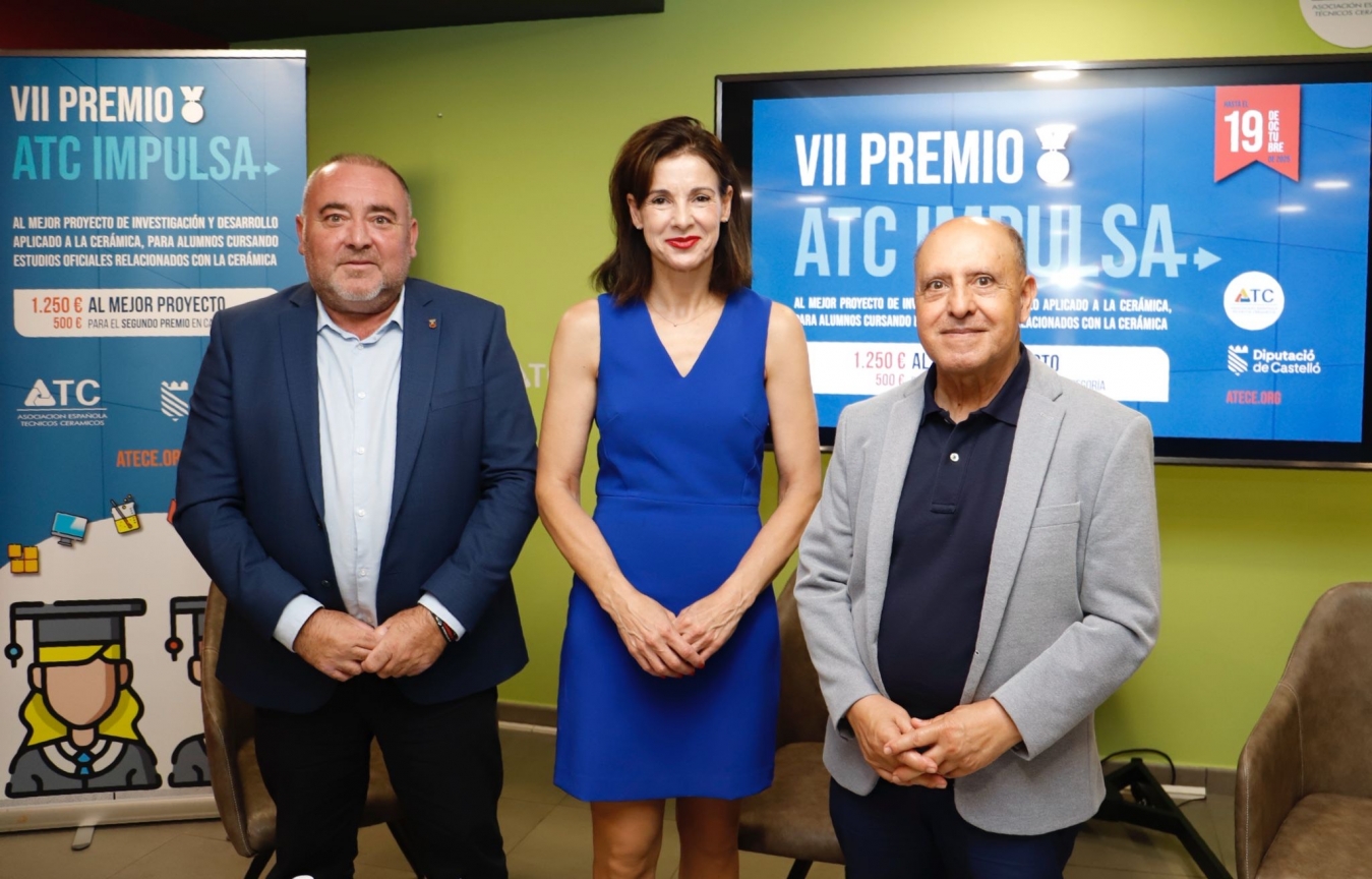 La Diputació de Castelló i ATC reconeixen els treballs d'investigació relacionats amb el sector ceràmic amb els premis ATC Impulsa