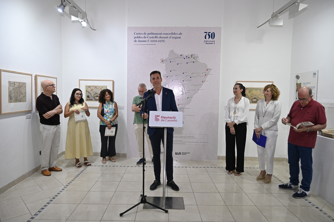 La Diputación de Castellón abre las puertas de la exposición ‘El rei que va crear un regne. Cartografia històrica del Regne de València (segles XVI-XVIII)’