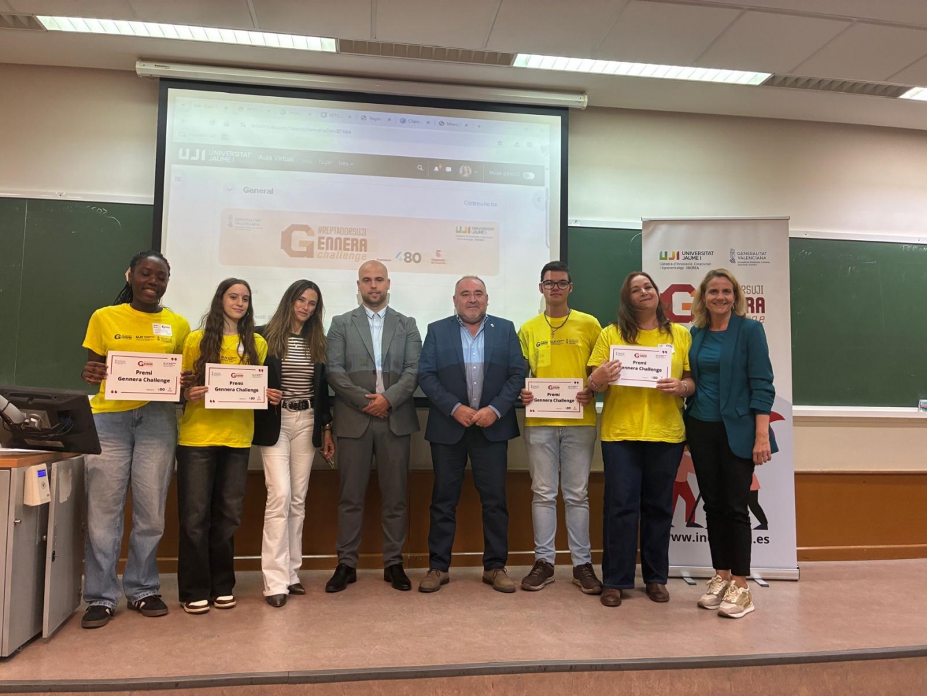 La Diputació de Castelló participa en la clausura del programa Gennera Challenge de l'UJI